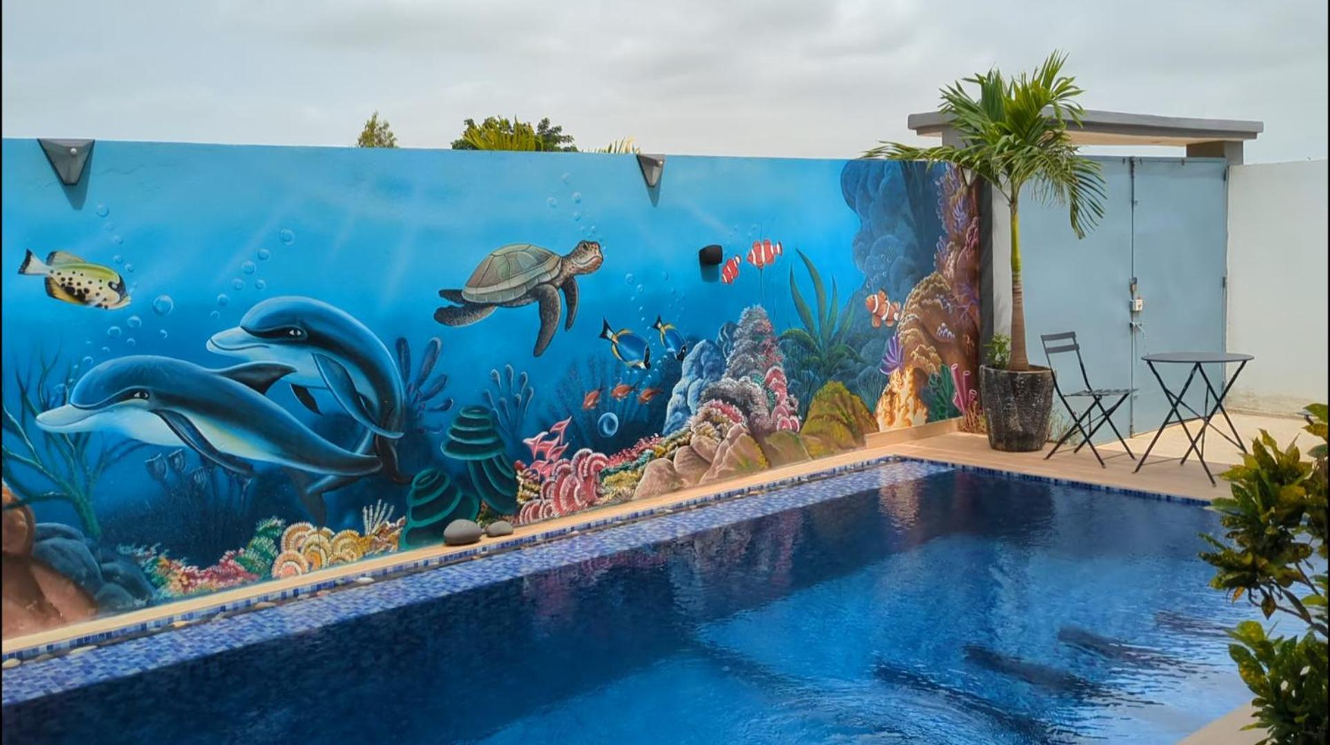 Villa Hawa, Decor Unique & Piscine Somone Exteriér fotografie